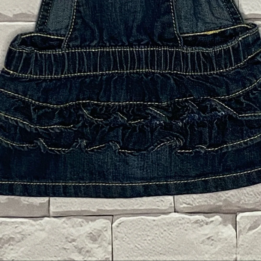 Old Navy Baby Girl Ruffle Bottom Overall Skirt